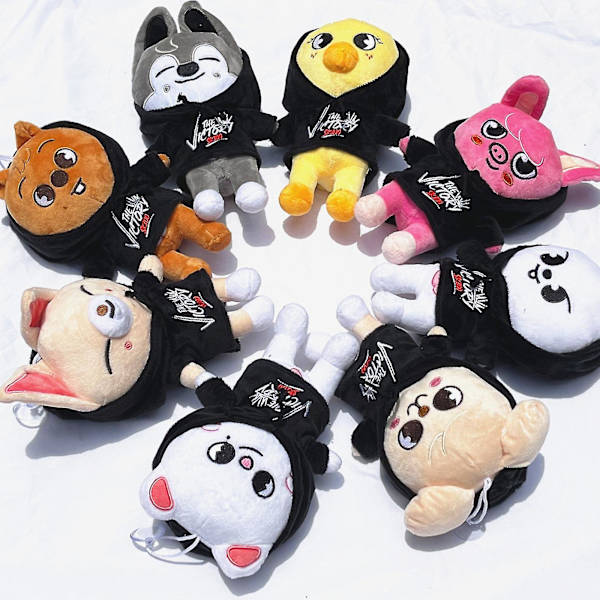 Skzoo Doll Stray Kids Söt Anime Plysch 7.87in Kawaii Plyschleksaker Kreativ Mjuk Fylld Cartoon Plyschleksak För Barn Fans Pig