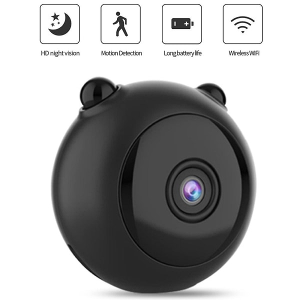 Mini Hd 1080p Home Wifi Fjärrövervakningskameror, Smart Motion Detection
