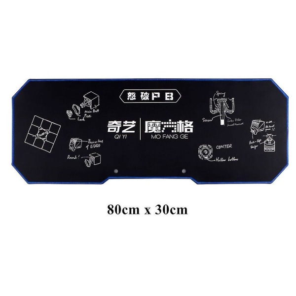 Polaoyi Timer Pad Speeding Race Timer Training Pad Speed Cube Toys 80 x 30cm Mat
