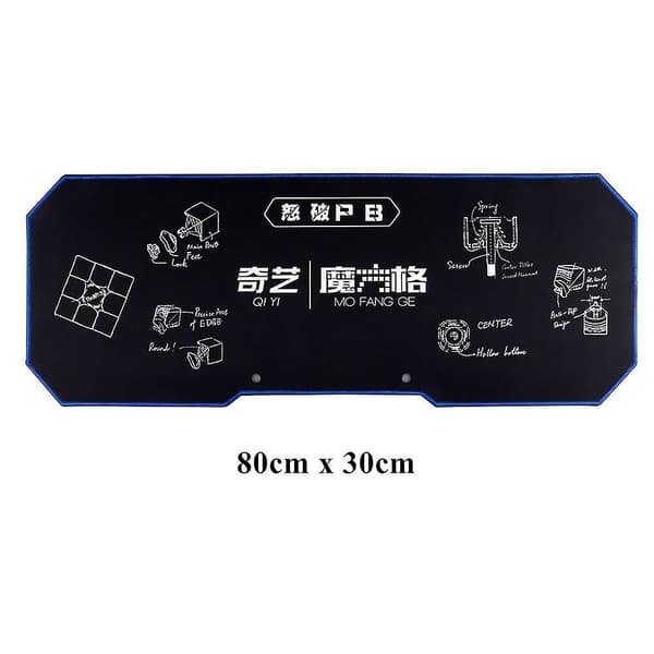 Polaoyi Timer Pad Speeding Race Timer Treningsmatte Speed Cube Leker 80 x 30cm Mat