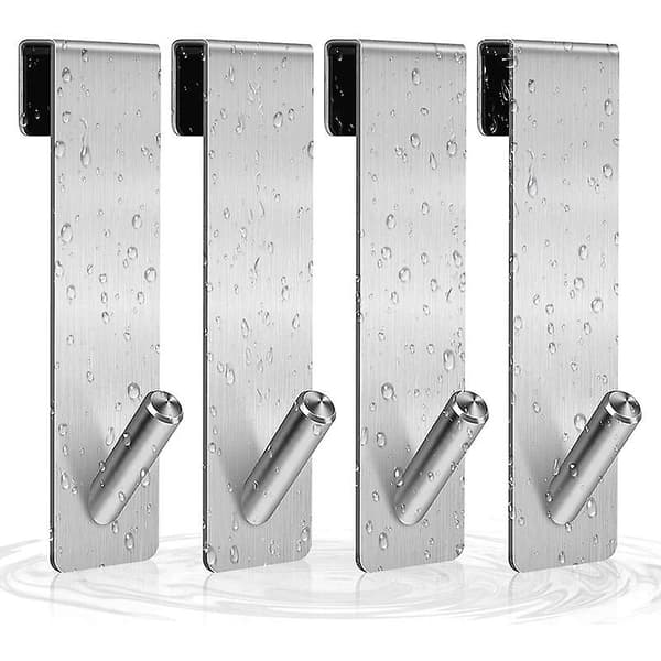 Piece Shower Door Hook, Rustfrit Ståldørkrog til Rammeløse Brusedøre