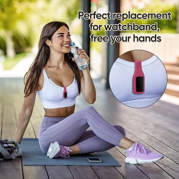 BLIKEJIN-pidike Fitbit-lisävarusteelle, korvaava ranneke Black