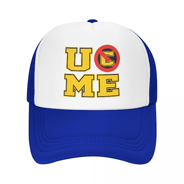 Klassinen Wwe John Cena U Cant See Me Trucker Hat Naiset Miehet Henkilökohtainen Säädettävä Unisex Baseball-lippis Ulkoilu Trucker Hat Black