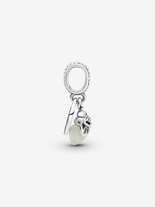 Pandora - Selvlysende Ildflue Dingle Charm - Sterlingsølv
