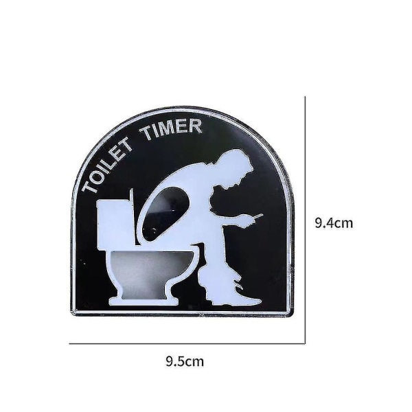 Toalett-timer Morsom timeglass-timer Fem minutters timer Gave