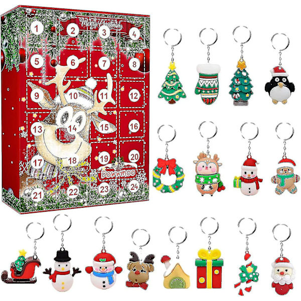 Julepynt Adventskalender For Barn, Pynt Juleadventskalender
