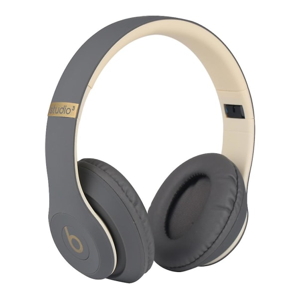 För Beats Studio3 Wireless Brusreducerande Bluetooth-hörlurar Headset 2024 Grey