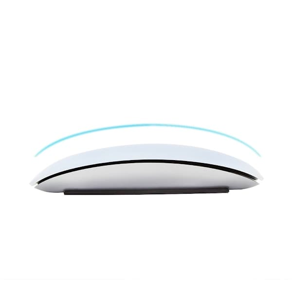 Magic Mouse: Trådlös, Bluetooth, Uppladdningsbar. Multi-Touch Yta Slim Magic Mouse Smidig Uppladdningsbar Trådlös - Vit