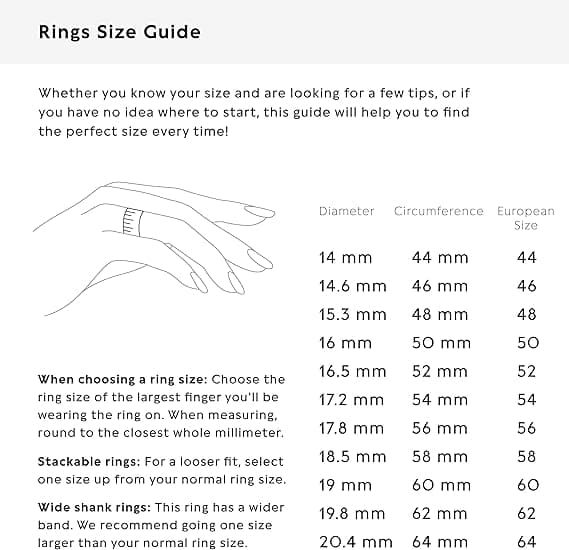 Pandora - Glitrende Ring - Sterlingsølv Circumference: 50mm