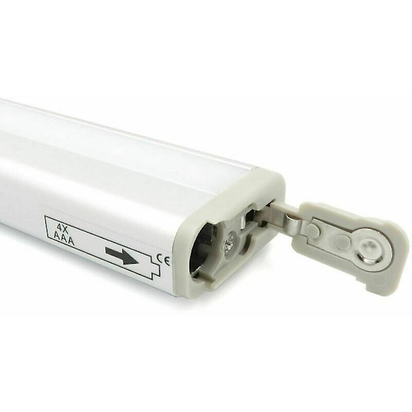 Sett med 3 10 LED-lamper, trådløs, USB-oppladbar, magnetisk, bevegelsessensor, bærbar. Skaplys