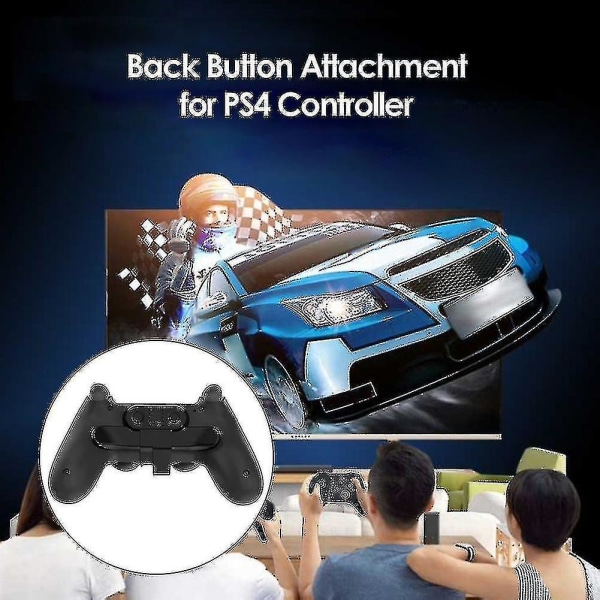 Udvidet Gamepad Back Button Attachment Controller Paddles til PS4 (hy)