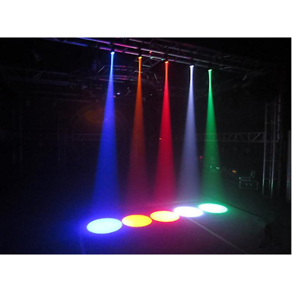 Led-scene-lys, 5w diskokugle-spotlight, Rgb Led-pinspot-effektlys til fest-spot, scene-hvid