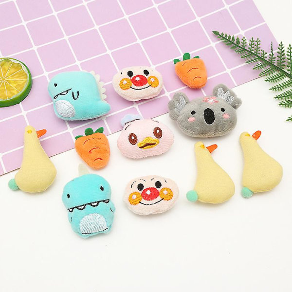 20/40 st Kawaii gosedjur plyschdockor leksaker 5-6 cm söt kanin björn panda djur plyschdockor mini klo maskin plyschdocka flickor presenter 40pc gashapon