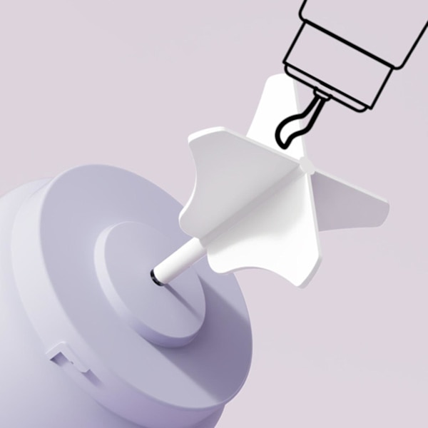 Elektrisk bubbelbildare skumtillverkare snabb ansiktsrengöring skumkopp lätt att använda vit Violet with Rack 87mmx87mmx112mm