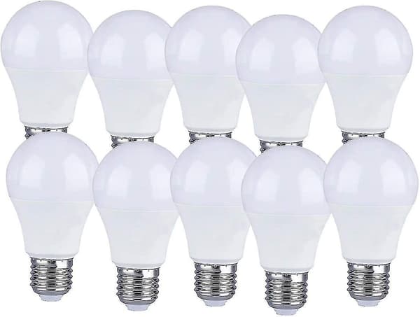 10 kpl E27 9w A60 LED-lamppua - Lämmin valkoinen valo,