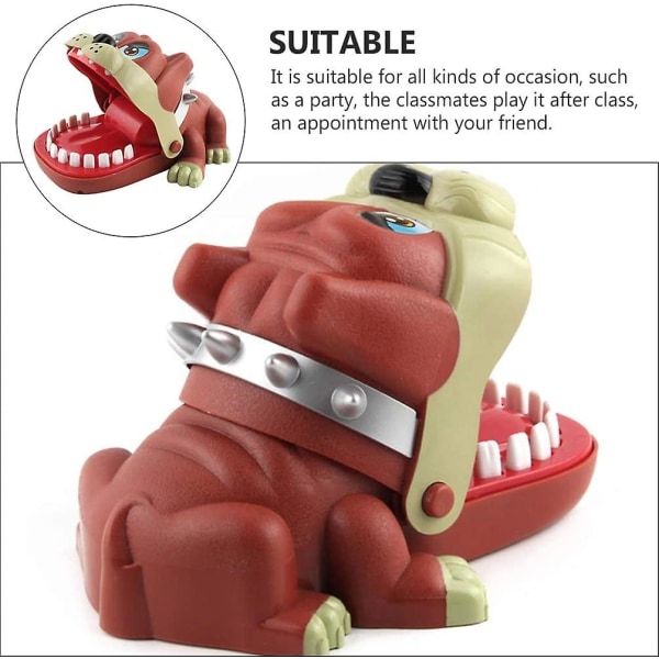 Wabjtam Biting Finger Toy Hund Finger Bite Toy Trykk Trigger Biting Toy Morsomt Hund Toy Party Spill Joke Toy Familie Interaktivt Toy For Barn Gave Holi