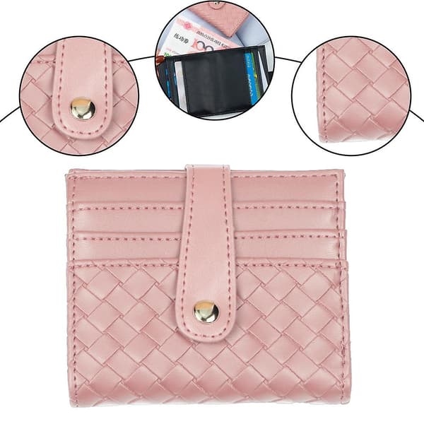 Flettet lille frisk mode dame pung pink