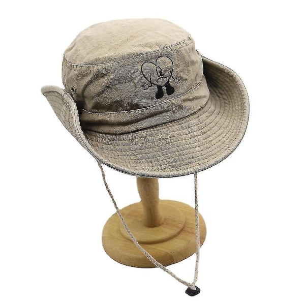Mote Sports Team Hat Bad Bunny Hat Brodert Bred Brems Vasket Bomull Safari Bad Man Vandring Fiske Bunny Hat 9