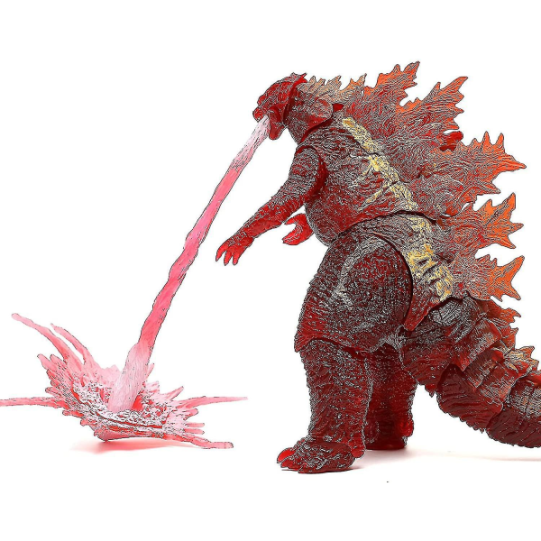 Godzilla Action Figur - King Of The Monsters Toy (med Atomic Breath)