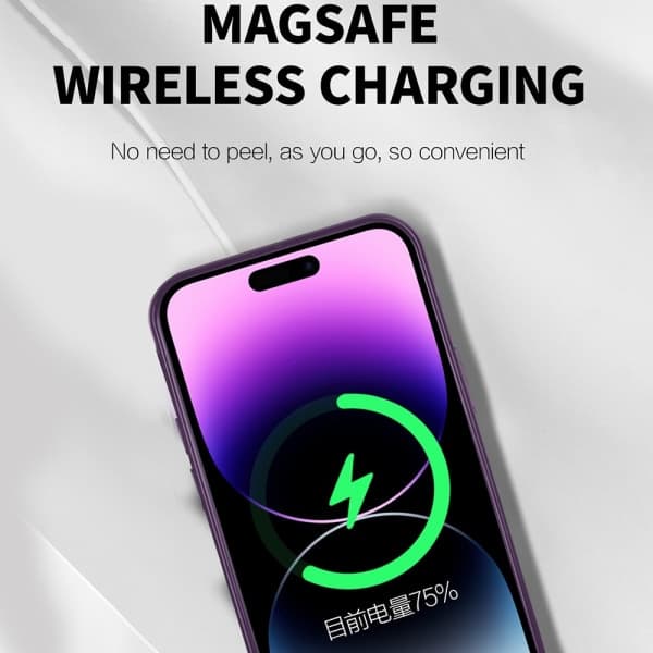 MagSafe-cover til iPhone 14 Pro, lilla