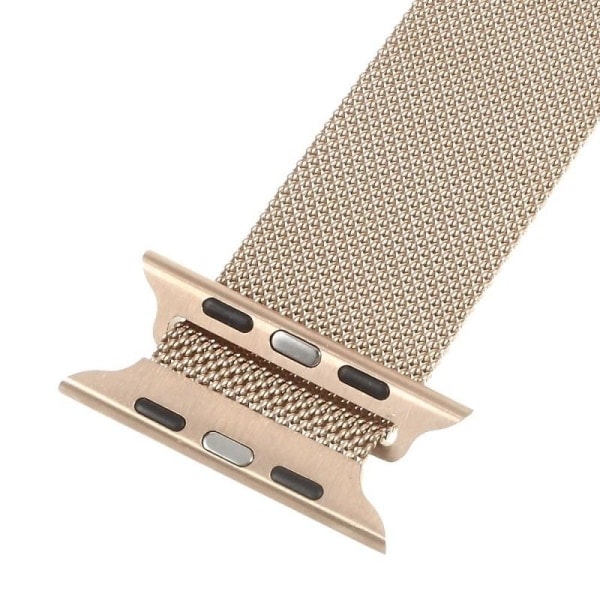 Apple Watch SE 40mm Armbånd Milanese Loop Rosaguld Sort