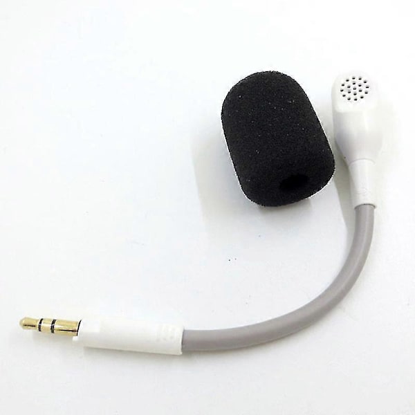 Irrotettavat mikrofonit Razer Barracuda X -langattomille kuulokkeille vaahtomuovisuojuksella White