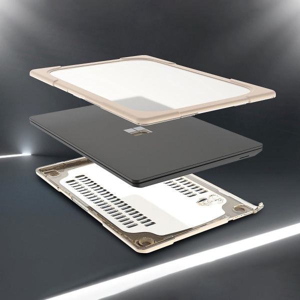 PC Anti-slipping Laptop Case Cover för Microsoft Laptop 2/3/4 13.5-tums 1769/1867 Alcantara Keyboard