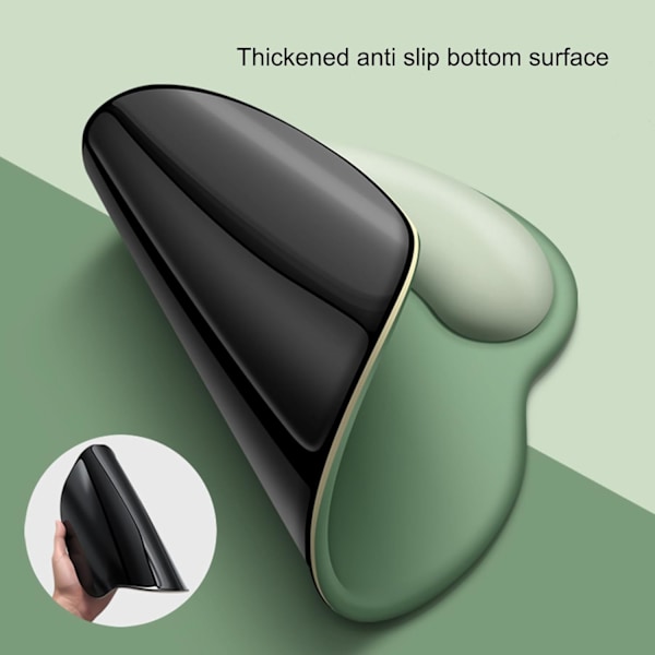 Musmatta, Musmattor med handledsstöd, halkfri gummibas, mjölksilke tyg med bekväm, ergonomisk Blue Black