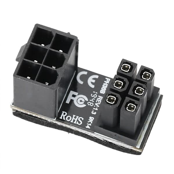 PH36B 6PIN 180 Graders Vinklet Strømadapter Interface Konverter Stik