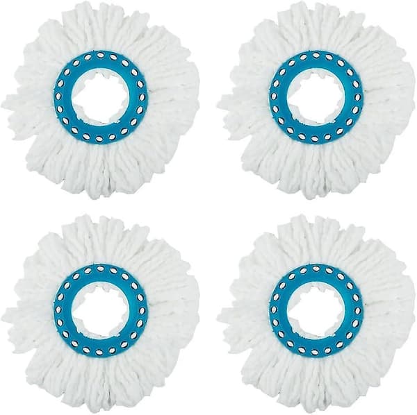 4 stk. erstatningsmoppsett for Leifheit Clean Disc Mop
