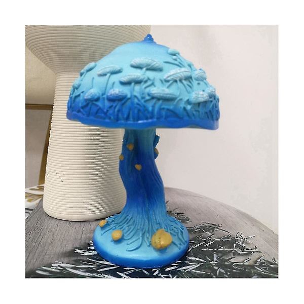 Farget Plante Serie Bordlampe Fargerik Soverom Sengeside Sopp Retro Bord Nattlampe Atmosfære
