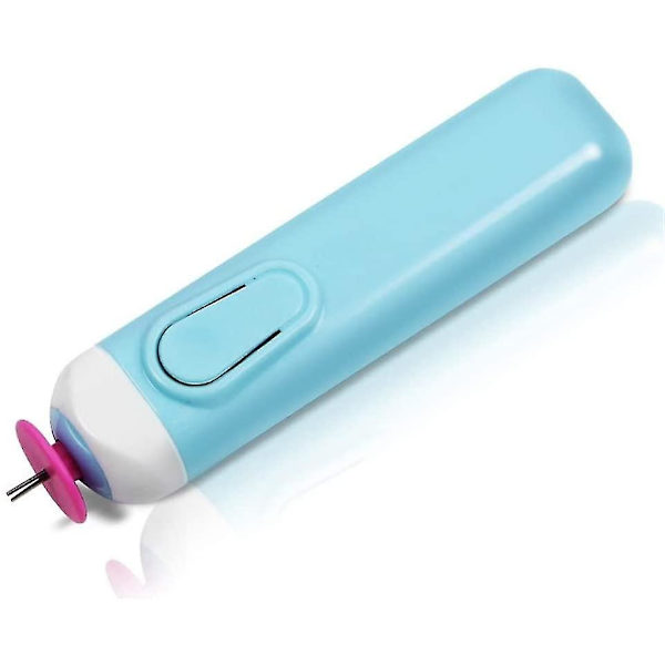 Elektrisk Quillingpenna, Pappersrullande Slitsad Elektrisk Penna Verktyg (blå)