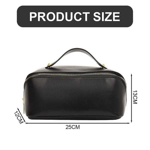 Cosmetic Bag Female Large-capacity High-value Portable Toiletry Bag, Made Of Pu