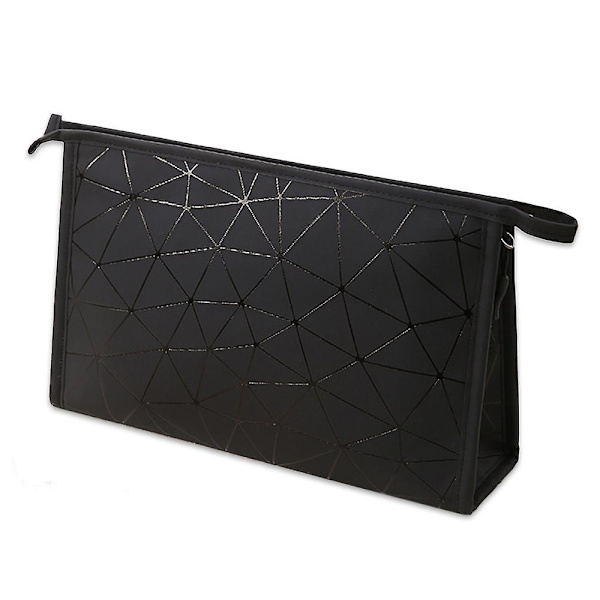 Pu Vandtæt Diamant Kosmetisk Taske Super Fire Hånd Makeup Opbevaringspose
