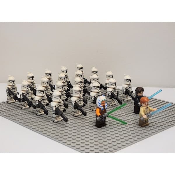 Star Wars Battle Set Fase 1 Clone Trooper Droider Custom Sæt 66 stk
