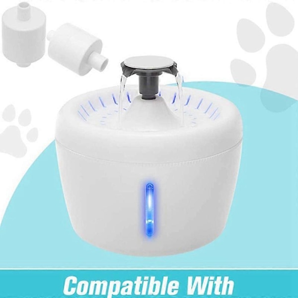 4 st Vattenfontänsfilter Hunddricksdispenser Filter Rinnande Vatten/Loop Filter Automatisk