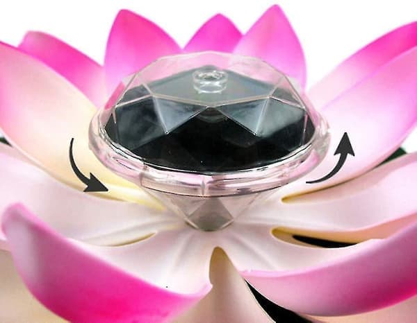 1 stk kunstige vannliljer flytende blomster 8 cm for damdekorasjon