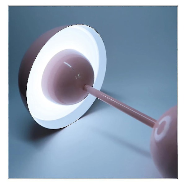 Svampeblomst Genopladelig Led Bordlampe Skrivebord Natlampe Til Soveværelse Spisestue Berøringsnatlys Enkel Moderne Dekoration - 1800mAh rechargeable yellow