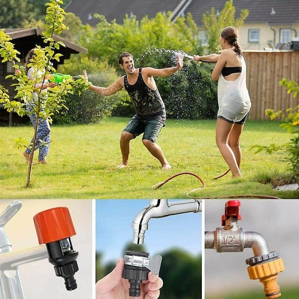 Trådløs kranadapter, engelsk servantkranadapter, hageblomster vanning