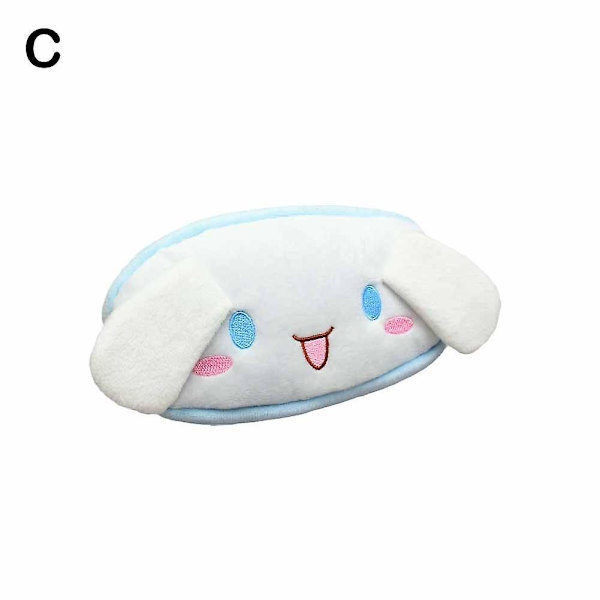Fleece blyantpose etui japansk stil plys pen taske brevpapir æske til studerende udendørs bærbar makeup taske