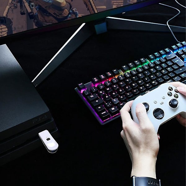 Trådløs Bluetooth-spillkontrollhåndtak-omformermottaker for /switch Pro/ spilltilbehør Hy