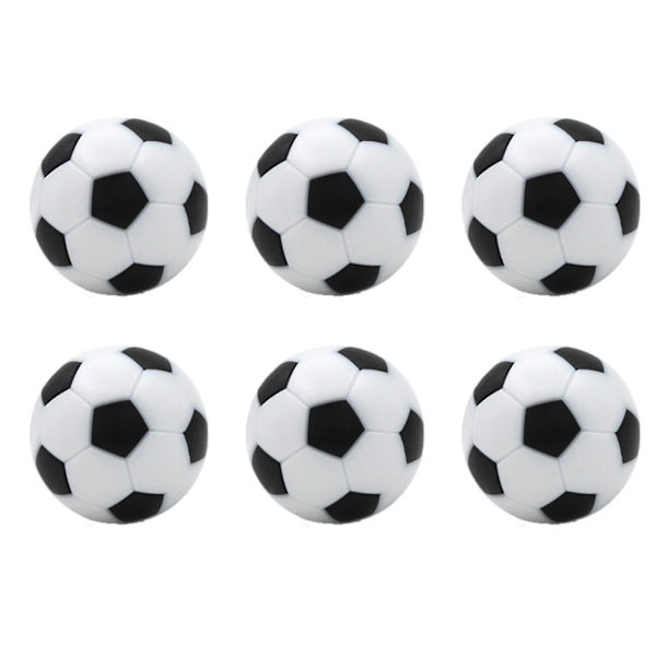 Bordfodbold 6 stk. Bordfodboldbolde 32mm Mini Fodboldbolde Udskiftning Til Bordfodbold Spil Tilbehør