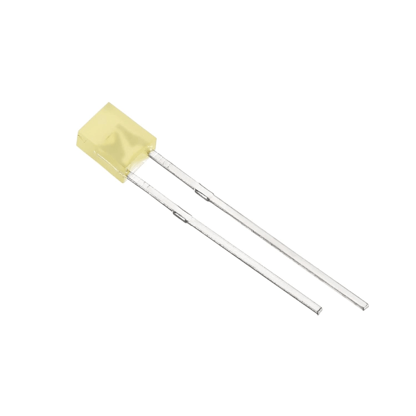 2x3x4mm x LED lyspære, 150 stk rektangulær lysende diode for elektronisk komponentindikator, gul