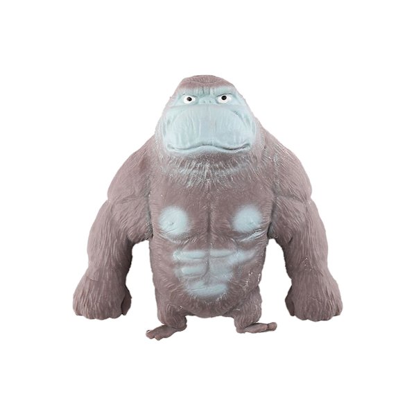 Simulerad Gorilla Apa Stretchy Squish Antistress Squeeze Elastisk Monkey Toy 15*12 Grey