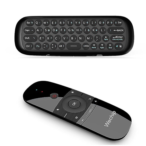 W1 Ultra-slank 2.4g trådløst tastatur Air Mouse Controller til bærbar computer Smart Tv Pc (hy)