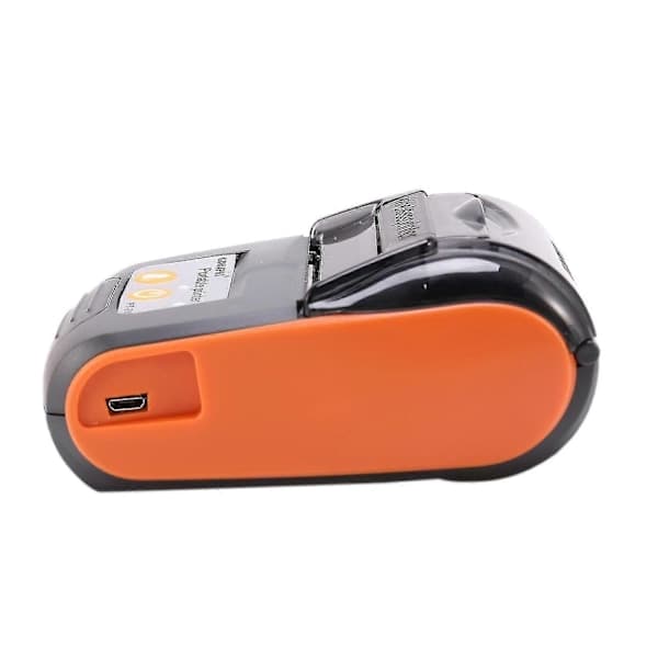 Pt210 58mm Bluetooth Termisk Printer Bærbar Trådløs Kvitteringsmaskine Kompatibel med Windows Android Ios Eu-dt