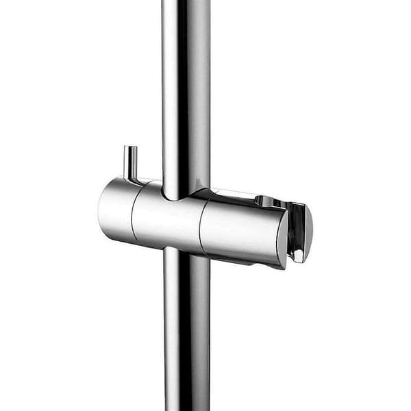 2 stk. Universal dusjhodeholder - Krom justerbar dusjhodeholder Enkel å installere -