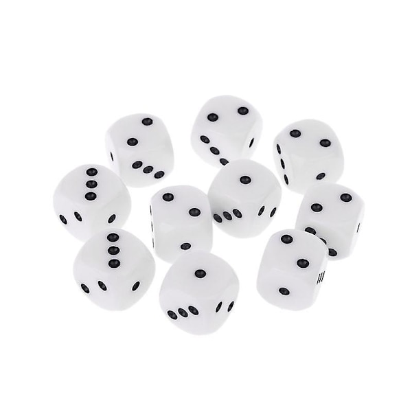 10 kpl 16 mm D3 kuusisivuista noppaahelmeä Dungeons & Dragon D&d Rpg Poly -pöytäpeliin