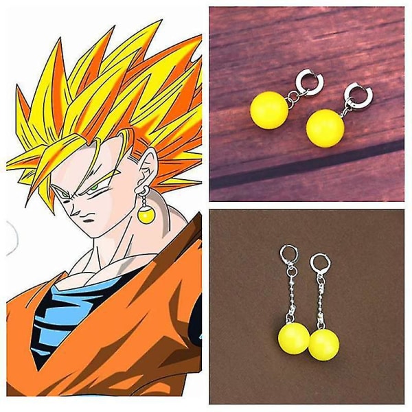 1 Pair Drop Earrings Takerlama Vegetto Potara Earrings Son Goku Zamasu Earrings