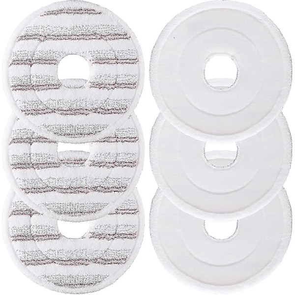 3 kpl Moppitäyttö Vileda Spin And Clean Moppiin - Pyörivän Mopin Pään Vaihto - Pestävä Uudelleenkäytettävä Mikrokuitumoppipään Vaihto Lattioiden Puhdistukseen Red